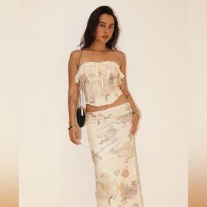 Vintage Romance Tube Top